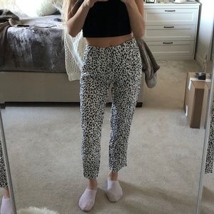 Zara Pattern Jogger Pants